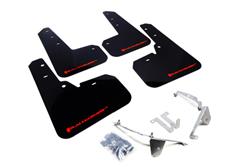 Rally Armor UR Mud Flaps for 2016-2017 CROSSTREK, 2013-2015 XV CROSSTREK - MF26-UR-BLK/RD