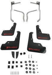 Rally Armor UR Mud Flaps for 2015-2021 WRX, WRX STI - MF32-UR-BLK/RD-X