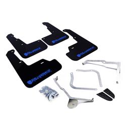 Rally Armor UR Mud Flaps for 2015-2021 WRX, WRX STI - MF32-UR-BLK/BL-X