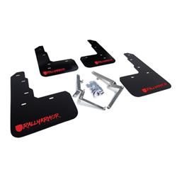 Rally Armor UR Mud Flaps for 2017-2021 CIVIC - MF47-UR-BLK/RD-X