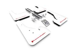 Rally Armor UR Mud Flaps for 2018-2025 COROLLA - MF67-UR-WH/RD