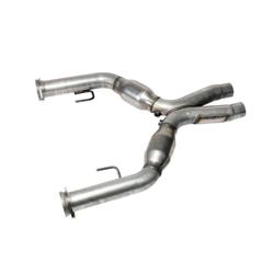 BBK High-Flow Short Off-Road X-Pipes for 2005-2010 MUSTANG - 1637