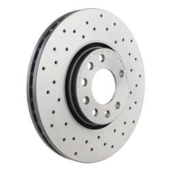 Brembo Xtra Drilled Performance Rotors for 2003-2011 9-3, 2010-2011 9-3X - 09.9162.1X