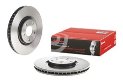 Brembo Prime UV Coated Brake Rotors for 2014-2017 JUKE, 2007-2012 SENTRA - 09.B354.11