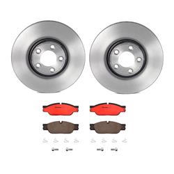 Brembo Disc Brake Pad and Rotor Kits for 2004-2005 VANDEN PLAS, XJ8 - KT00457