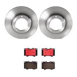 Brembo Disc Brake Pad and Rotor Kits for 1998-2007 LAND CRUISER, LX470 - KT00485
