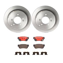 Brembo Disc Brake Pad and Rotor Kits for 2001-2006 SANTA FE, 2005-2010 SPORTAGE, 2005-2009 TUCSON - KT00514
