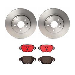 Brembo Disc Brake Pad and Rotor Kits for 2002-2005 X-TYPE - KT00521