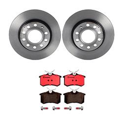 Brembo Disc Brake Pad and Rotor Kits for 2002-2006 A4, A4 QUATTRO - KT00565