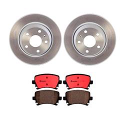 Brembo Disc Brake Pad and Rotor Kits for 2008-2009 TT, 2009-2015 TT QUATTRO - KT00571