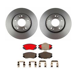 Brembo Disc Brake Pad and Rotor Kits for 2005-2010 SPORTAGE, 2003-2008 TIBURON, 2005-2009 TUCSON - KT00608