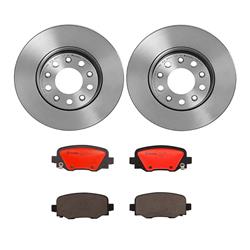 Brembo Disc Brake Pad and Rotor Kits for 2015 200, 2016-2020 CHEROKEE - KT00638