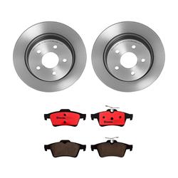 Brembo Disc Brake Pad and Rotor Kits for 2013-2018 C-MAX, 2013-2016 ESCAPE, 2014-2018 TRANSIT CONNECT - KT00675