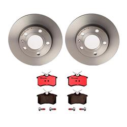 Brembo Disc Brake Pad and Rotor Kits for 2002-2006 A4, 2002-2005 A4 QUATTRO - KT00736