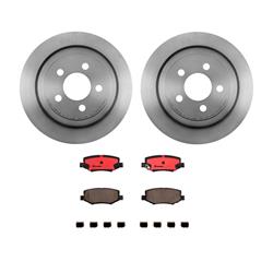 Brembo Disc Brake Pad and Rotor Kits for 2008-2012 LIBERTY, 2007-2011 NITRO - KT00783