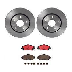 Brembo Disc Brake Pad and Rotor Kits for 2008-2011 GRAND CARAVAN, TOWN & COUNTRY, 2009-2011 JOURNEY - KT00795