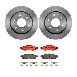 Brembo Disc Brake Pad and Rotor Kits for 2005-2006 ARMADA, 2005 QX56, 2005-2007 TITAN - KT00851
