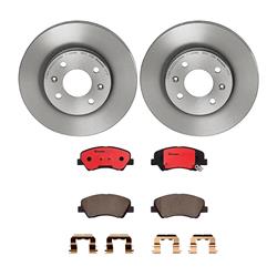 Brembo Disc Brake Pad and Rotor Kits for 2012-2017 ACCENT, RIO - KT00890