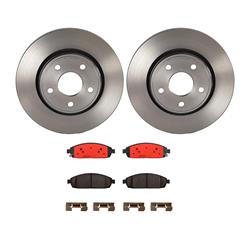 Brembo Disc Brake Pad and Rotor Kits for 2006-2010 COMMANDER, 2005-2010 GRAND CHEROKEE - KT00960