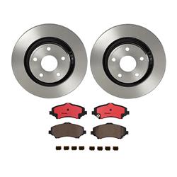 Brembo Disc Brake Pad and Rotor Kits for 2008-2015 WRANGLER, 2018 WRANGLER JK - KT00992