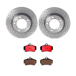 Brembo Disc Brake Pad and Rotor Kits for 2005-2012 BOXSTER, 2006-2012 CAYMAN - KT00B02