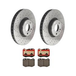 Brembo Disc Brake Pad and Rotor Kits for 2015-2021 C300, 2016-2018 C350E, 2015 C400 - KT00C20