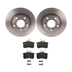 Brembo Disc Brake Pad and Rotor Kits for 2002-2004 A6 QUATTRO - KT04195