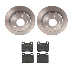 Brembo Disc Brake Pad and Rotor Kits for 1994-1996 C220, 1994-1995 C280 - KT04199