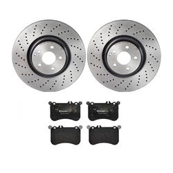 Brembo Disc Brake Pad and Rotor Kits KT04256