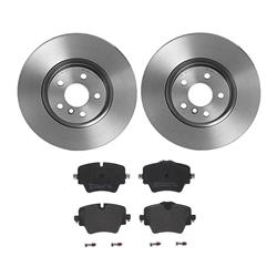 Brembo Disc Brake Pad and Rotor Kits for 2017-2020 COOPER COUNTRYMAN, X1, 2018-2023 X2 - KT04355