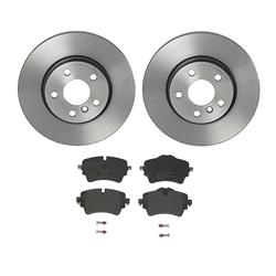 Brembo Disc Brake Pad and Rotor Kits for 2014-2020 COOPER, 2016-2018 COOPER CLUBMAN - KT04366