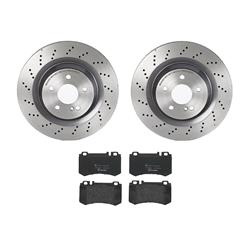 Brembo Disc Brake Pad and Rotor Kits KT04431