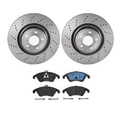 Brembo Disc Brake Pad and Rotor Kits KT04443
