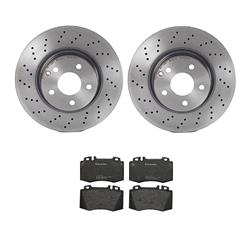Brembo Disc Brake Pad and Rotor Kits KT04446