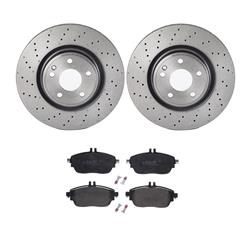 Brembo Disc Brake Pad and Rotor Kits KT04453