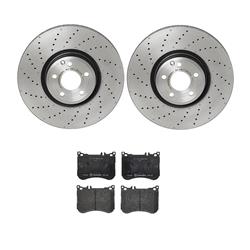 Brembo Disc Brake Pad and Rotor Kits KT04454
