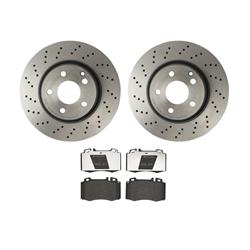 Brembo Disc Brake Pad and Rotor Kits KT04460