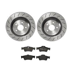 Brembo Disc Brake Pad and Rotor Kits KT04474