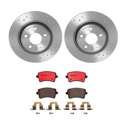 Brembo Disc Brake Pad and Rotor Kits KTX0067