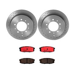Brembo - Brake Rotor and Pad Combos for 2008-2019 LAND CRUISER, LX570 - KTX0086