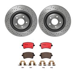 Brembo Disc Brake Pad and Rotor Kits for 2008-2012 S5 - KTX0100