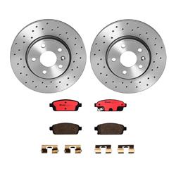 Brembo Disc Brake Pad and Rotor Kits for 2011-2015 CRUZE, 2016 CRUZE LIMITED, 2012-2017 SONIC - KTX0108
