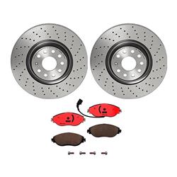 Brembo Disc Brake Pad and Rotor Kits KTX0138