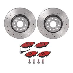 Brembo Disc Brake Pad and Rotor Kits KTX0146