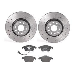 Brembo Disc Brake Pad and Rotor Kits KTX0151