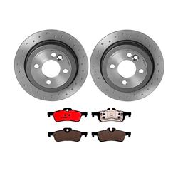 Brembo Disc Brake Pad and Rotor Kits for 2006-2008 COOPER - KTX0160