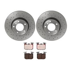 Brembo Disc Brake Pad and Rotor Kits KTX0161