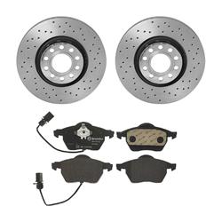 Brembo Disc Brake Pad and Rotor Kits KTX4054