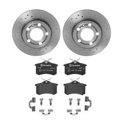 Brembo Disc Brake Pad and Rotor Kits for 2000-2005 TT QUATTRO - KTX4056