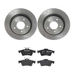 Brembo Disc Brake Pad and Rotor Kits for 2004-2013 3 - KTX4061